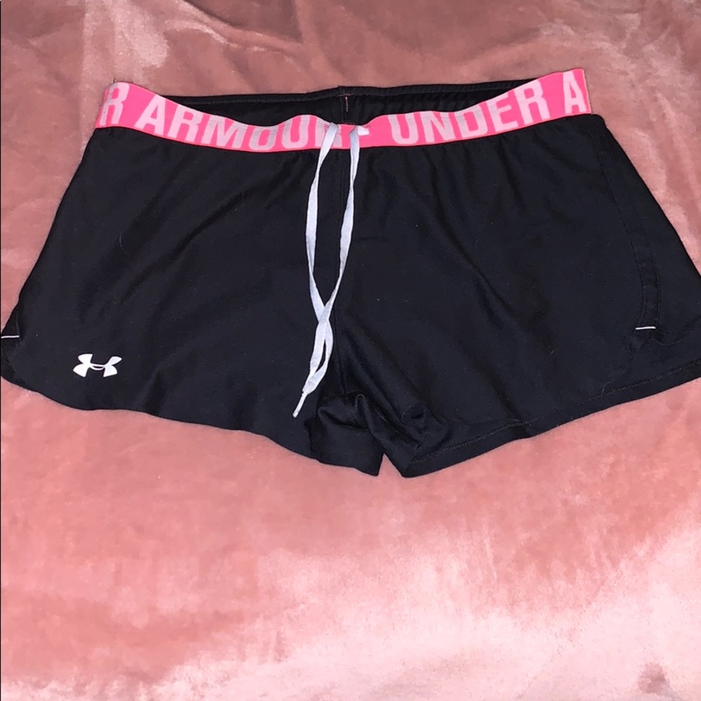 Black work out shorts
